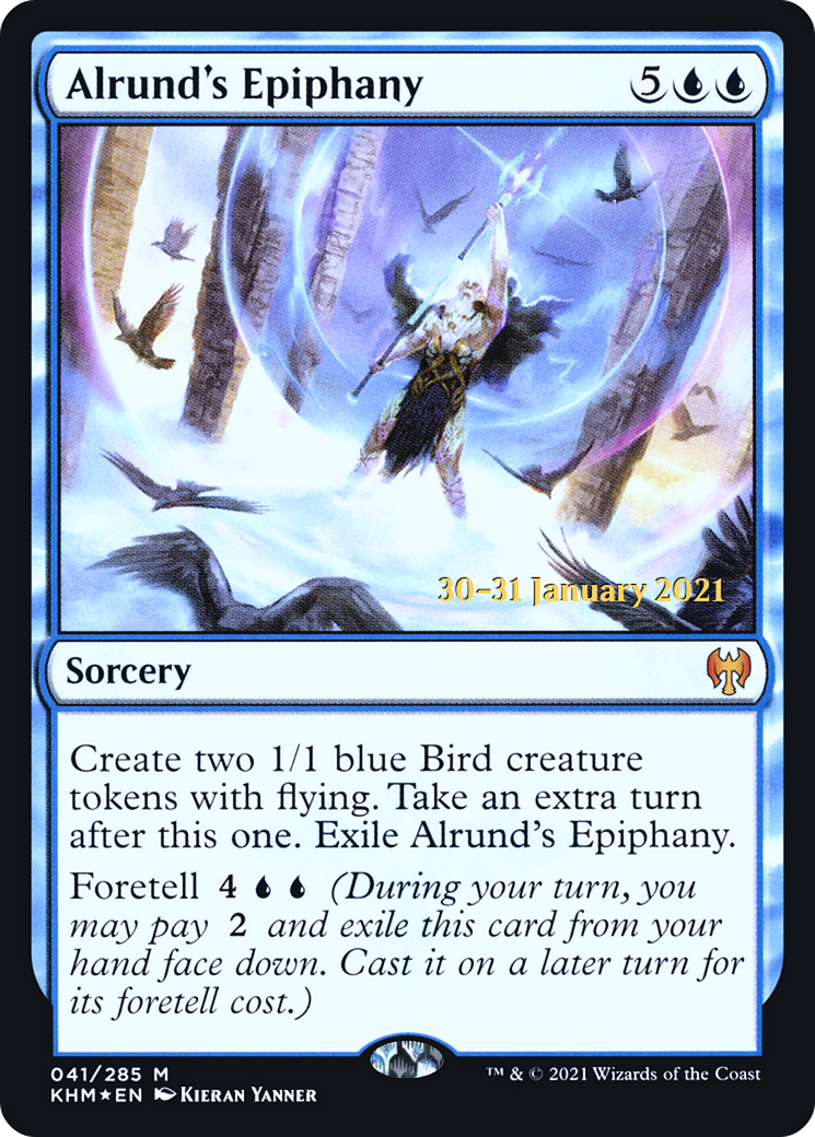 Alrund's Epiphany (PRE-041) - Kaldheim Promos Foil