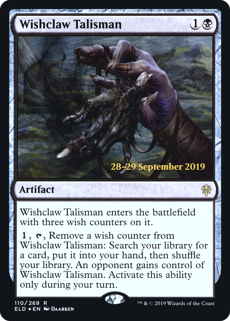 Wishclaw Talisman (PRE-110) - Throne of Eldraine Promos Foil