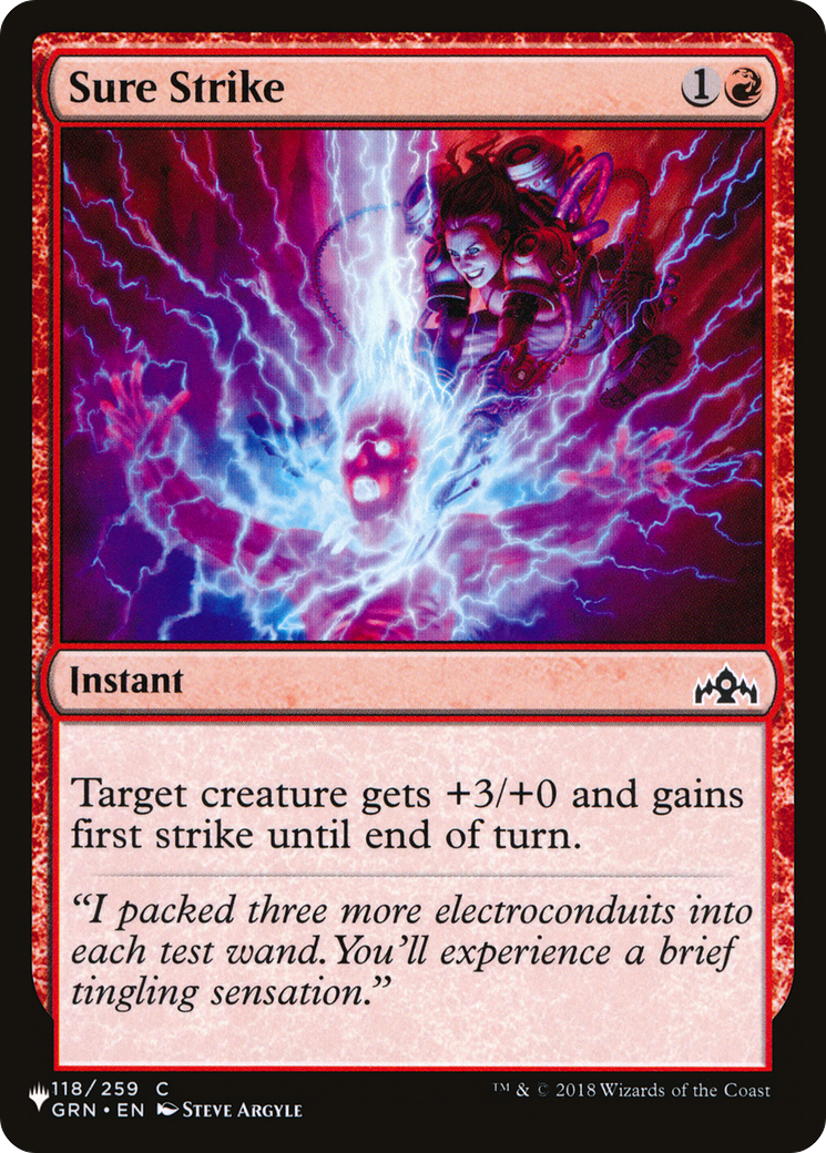 Sure Strike (LIST-118/259) - The List
