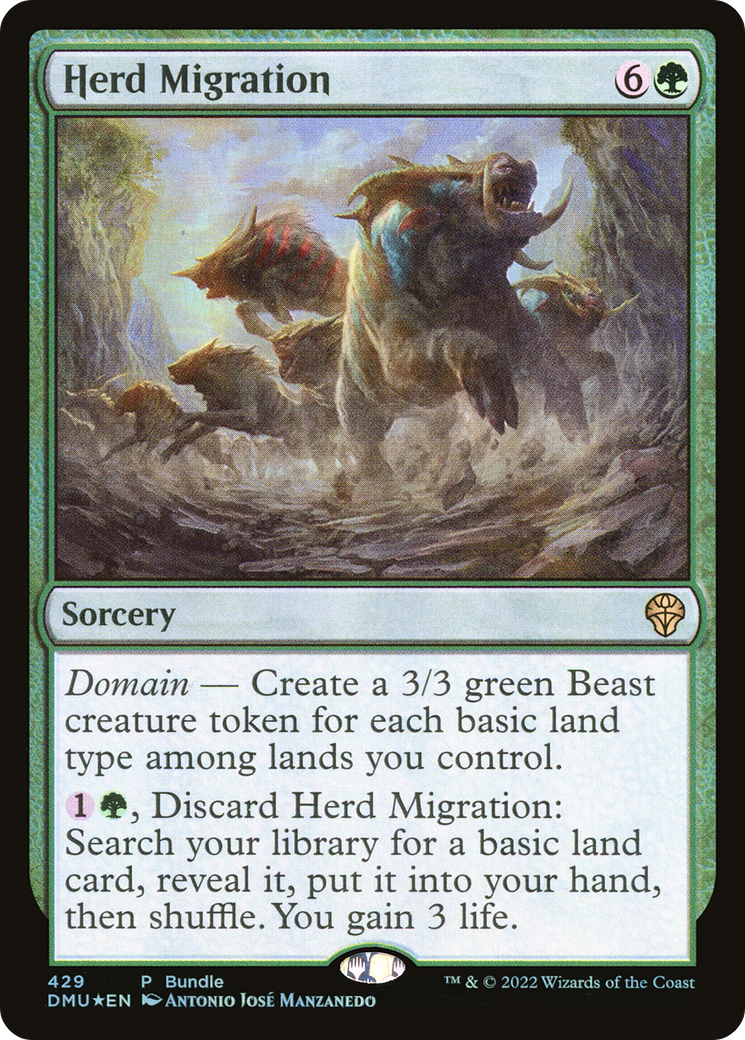 Herd Migration (DMU Bundle) (UMP-429) - Dominaria United Foil