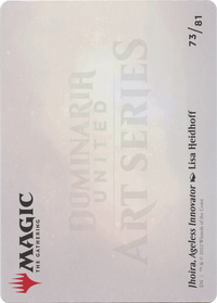 Jhoira, Ageless Innovator // Jhoira, Ageless Innovator (ADMU-073) - Dominaria United Art Series (Borderless) Foil