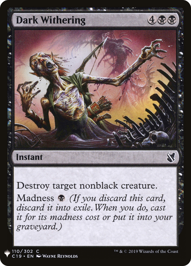 Dark Withering (LIST-110) - The List