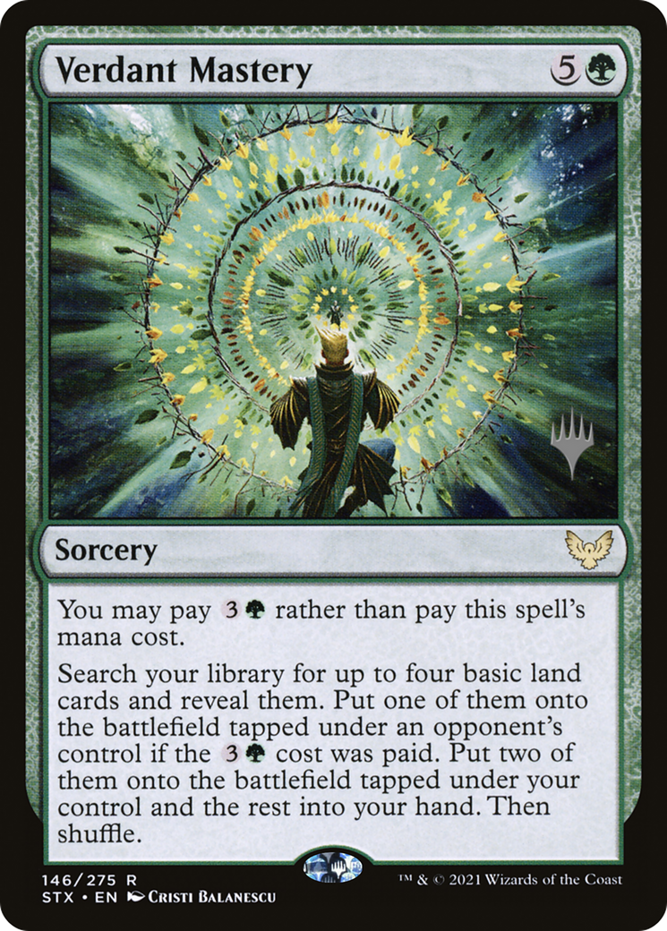 Verdant Mastery (PPSTX-146) - Strixhaven: School of Mages Promos