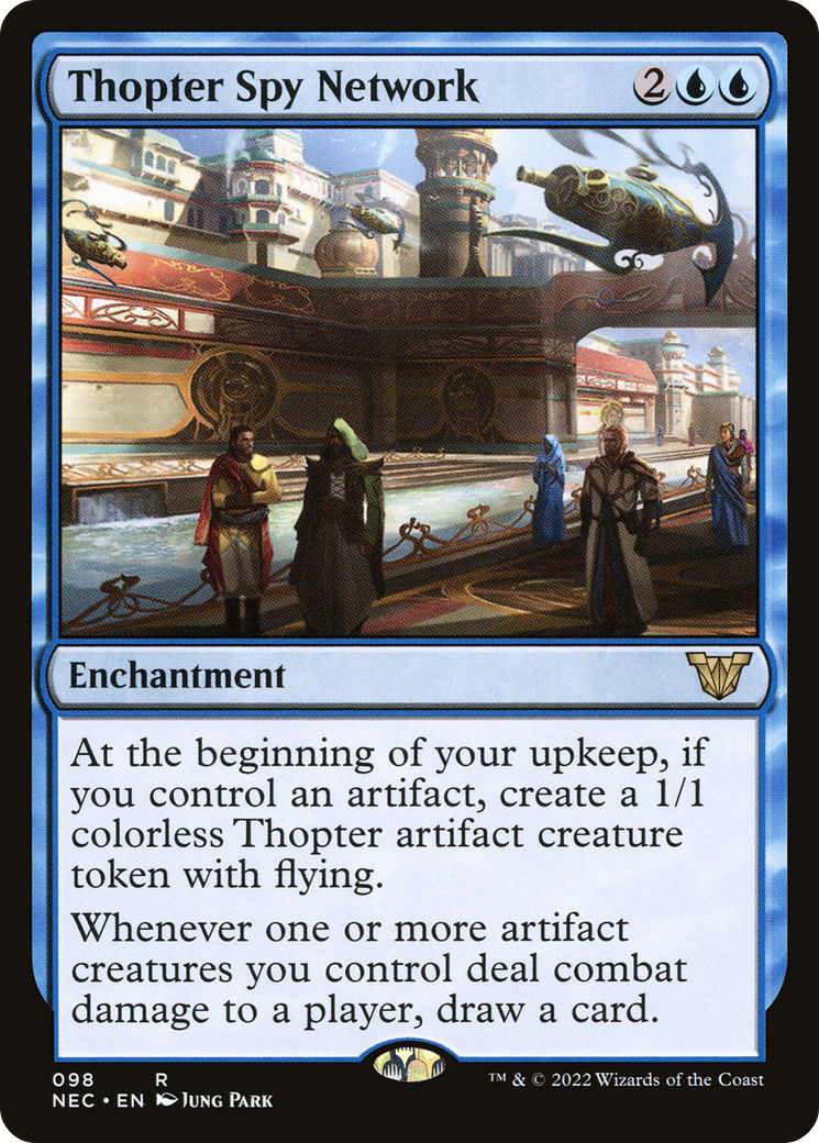 Thopter Spy Network (NEC-098) - Neon Dynasty Commander