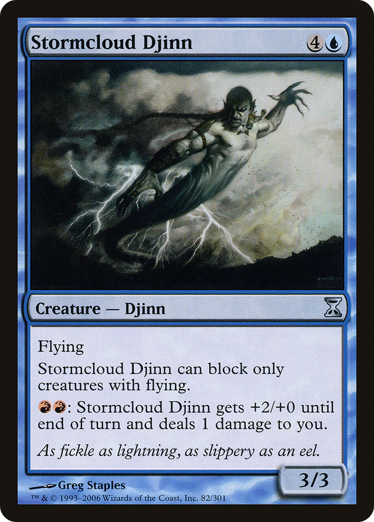 Stormcloud Djinn (TSP-082) - Time Spiral