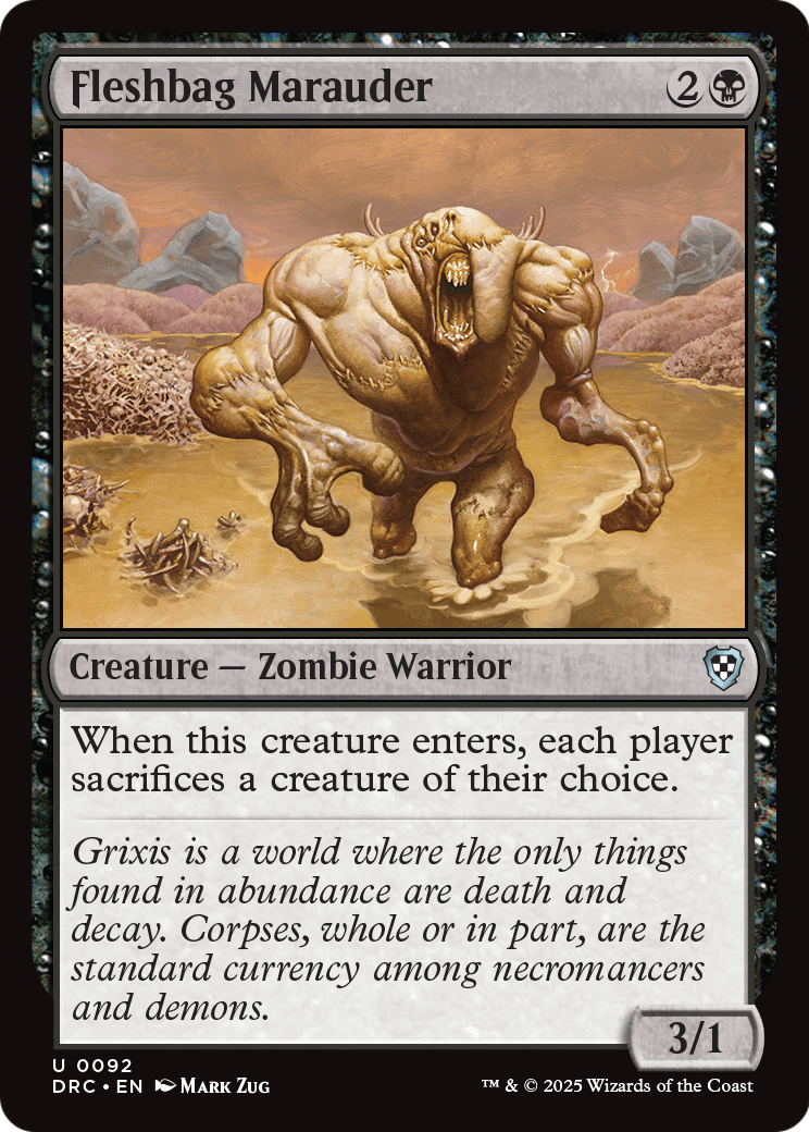 Fleshbag Marauder (DRC-092) - Commander: Aetherdrift
