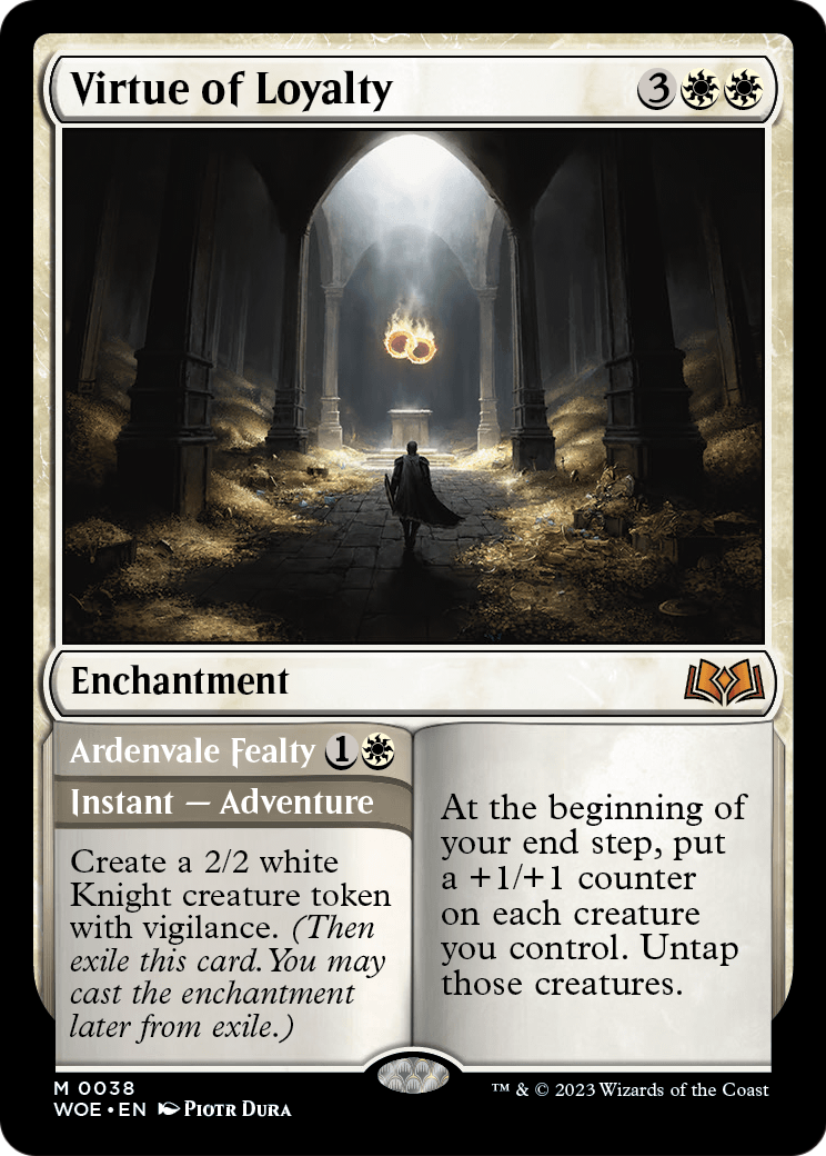 Virtue of Loyalty (WOE-038) - Wilds of Eldraine Foil