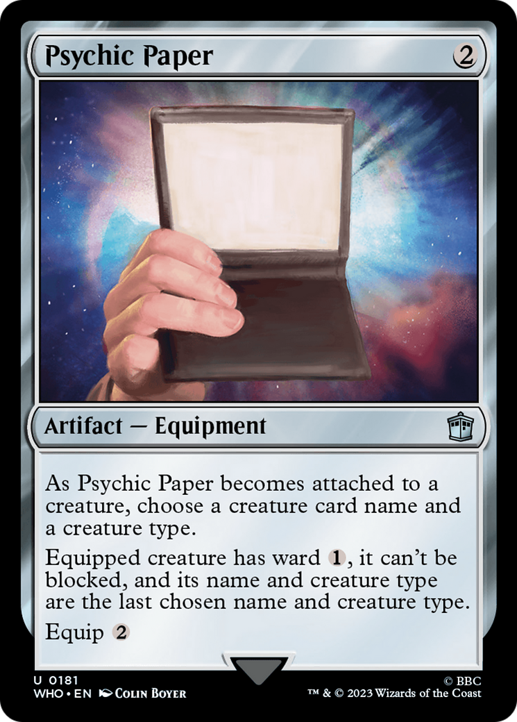 Psychic Paper (WHO-181) - Doctor Who Foil