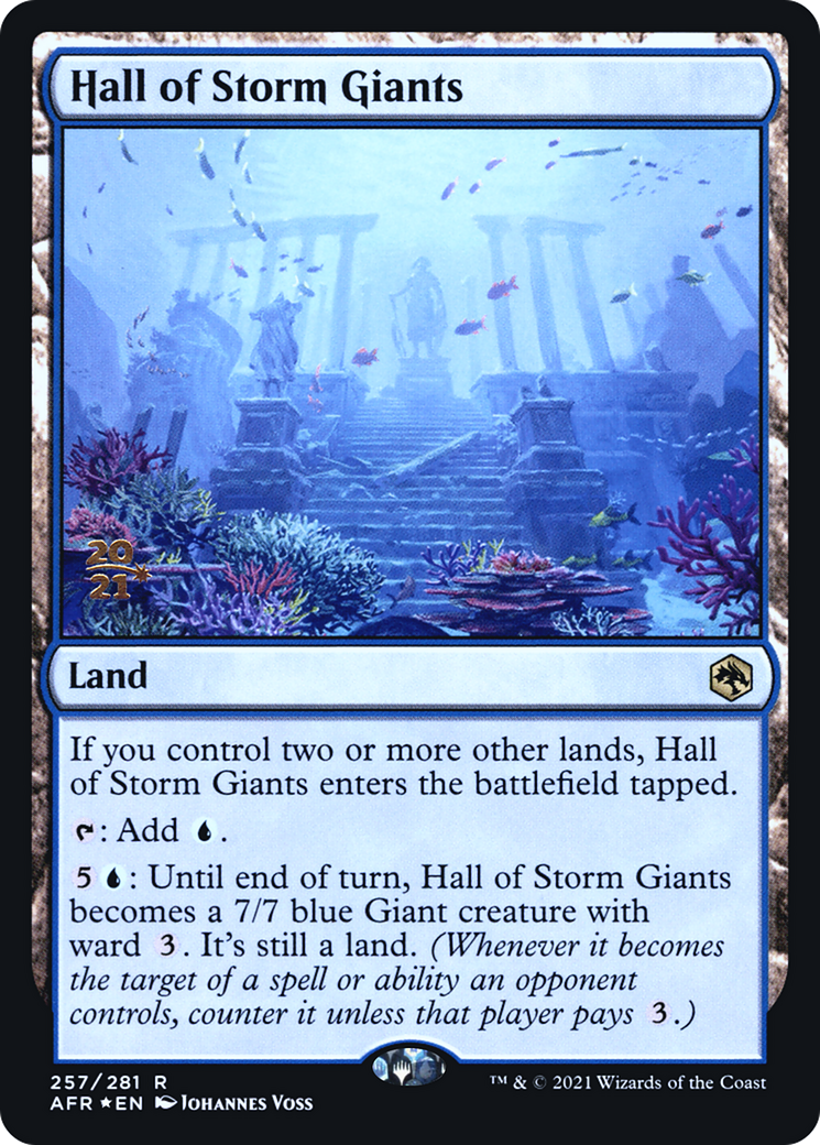 Hall of Storm Giants (PRE-257) - Adventures in the Forgotten Realms Promos Foil