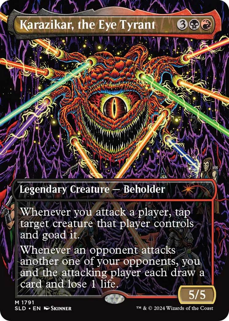 Karazikar, the Eye Tyrant (SLD-1791) - Secret Lair Drop (Borderless)