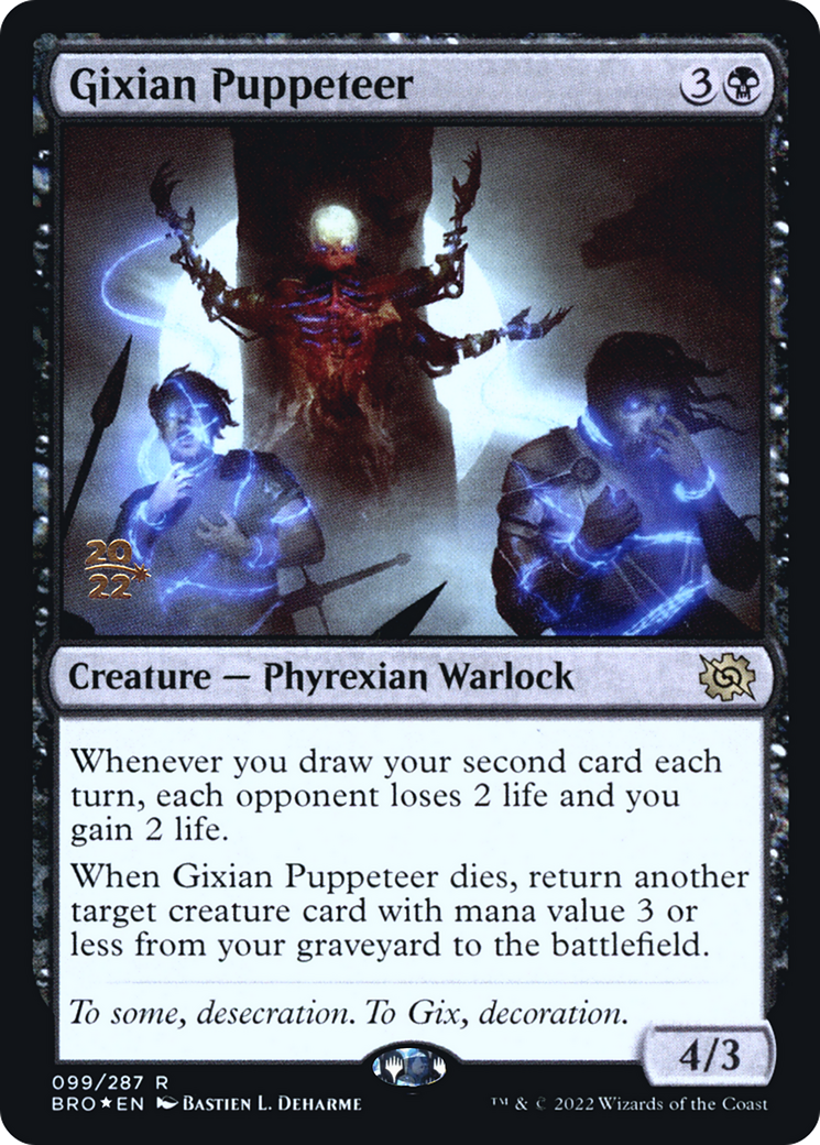 Gixian Puppeteer (PRE-099) - The Brothers' War Promos Foil