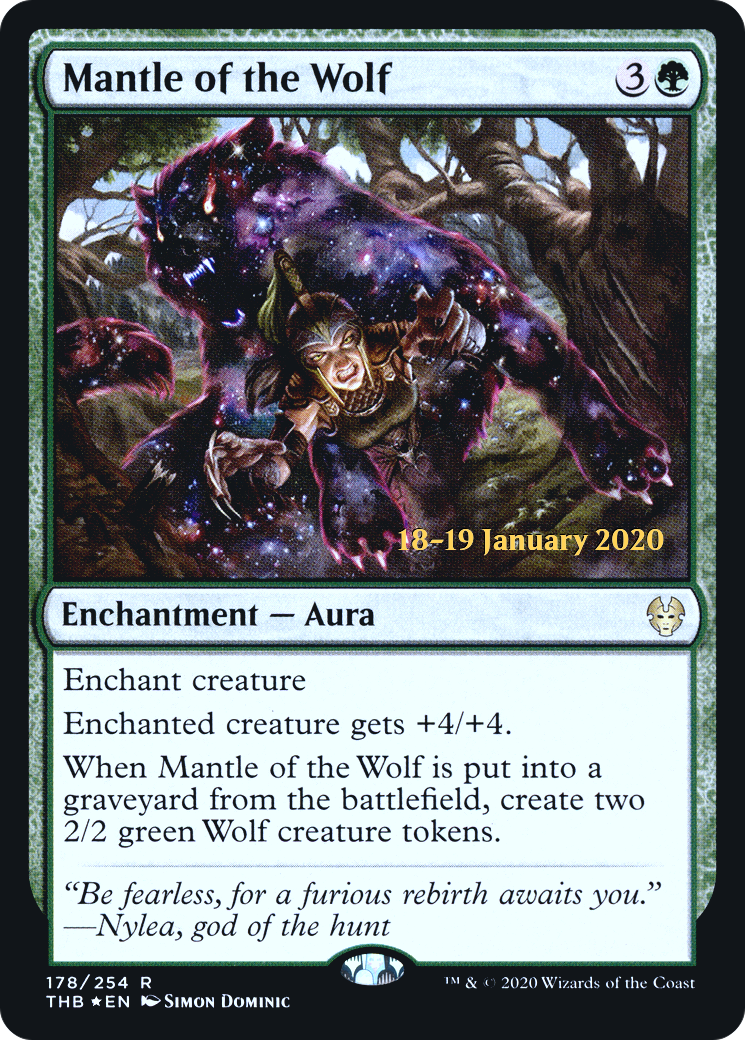 Mantle of the Wolf (PRE-178) - Theros Beyond Death Promos Foil