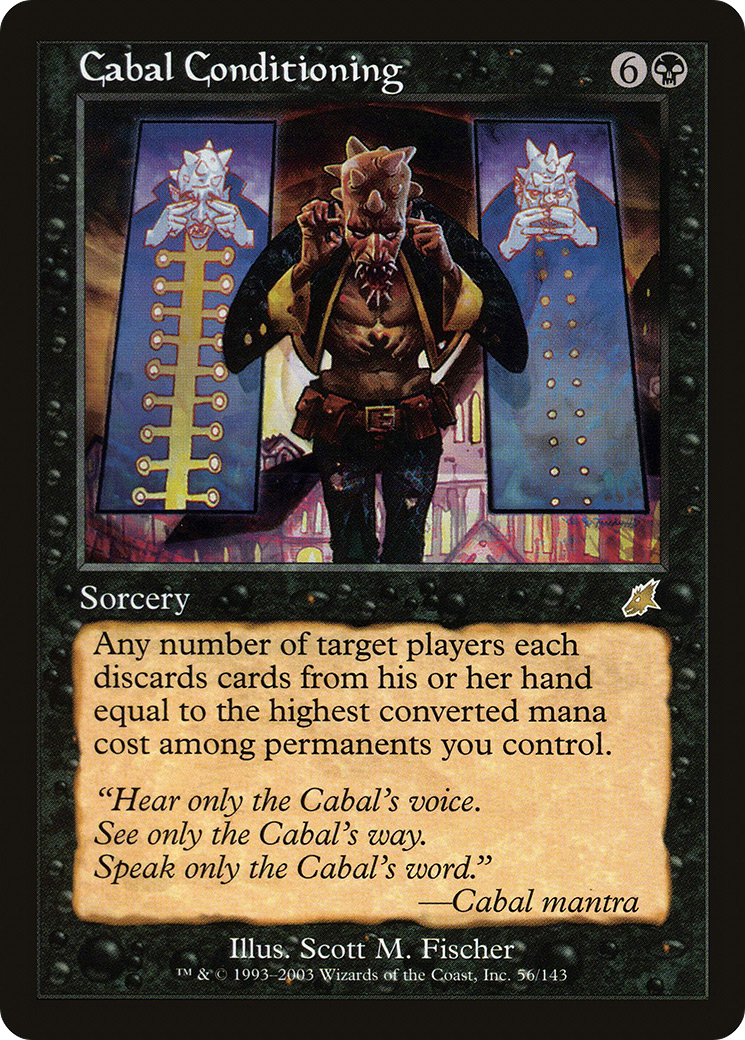 Cabal Conditioning (SCG-056) - Scourge Foil