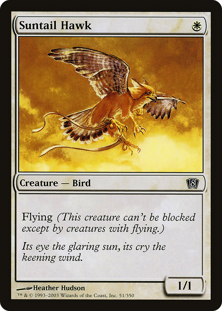 Suntail Hawk (8ED-051) - 8th Edition Foil