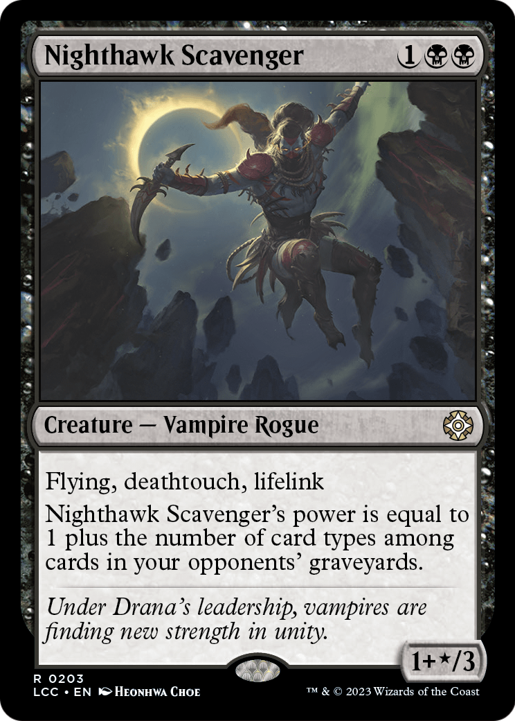 Nighthawk Scavenger (LCC-203) - The Lost Caverns of Ixalan Commander