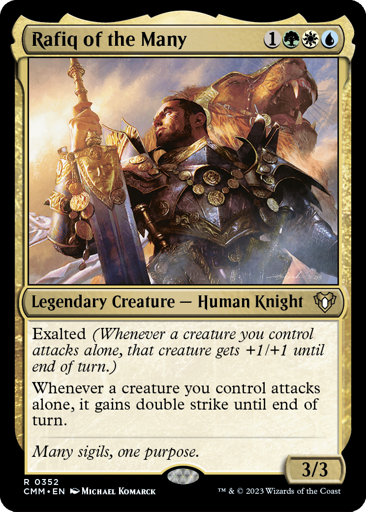 Rafiq of the Many (CMM-352) - Commander Masters
