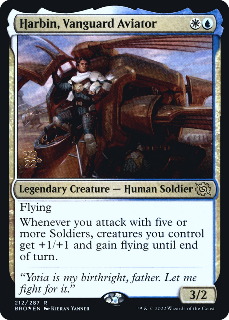 Harbin, Vanguard Aviator (PRE-212) - The Brothers' War Promos Foil