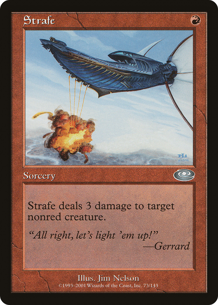 Strafe (PLS-073) - Planeshift Foil