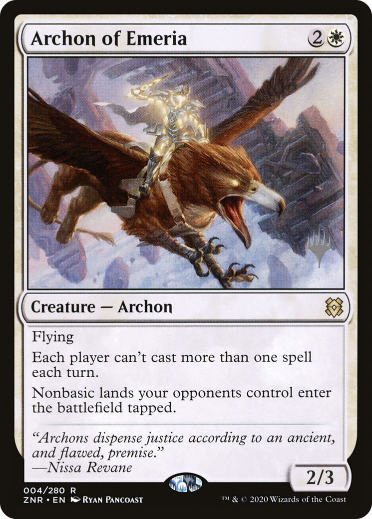 Archon of Emeria (PPZNR-004) - Zendikar Rising Promos