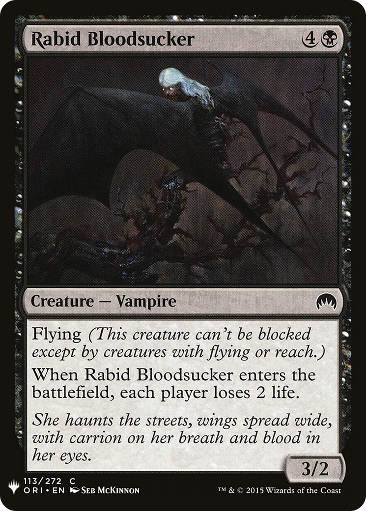 Rabid Bloodsucker (LIST-113) - The List