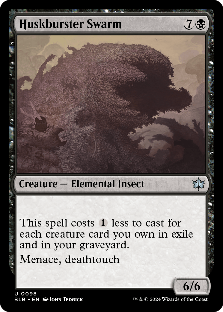 Huskburster Swarm (BLB-098) - Bloomburrow
