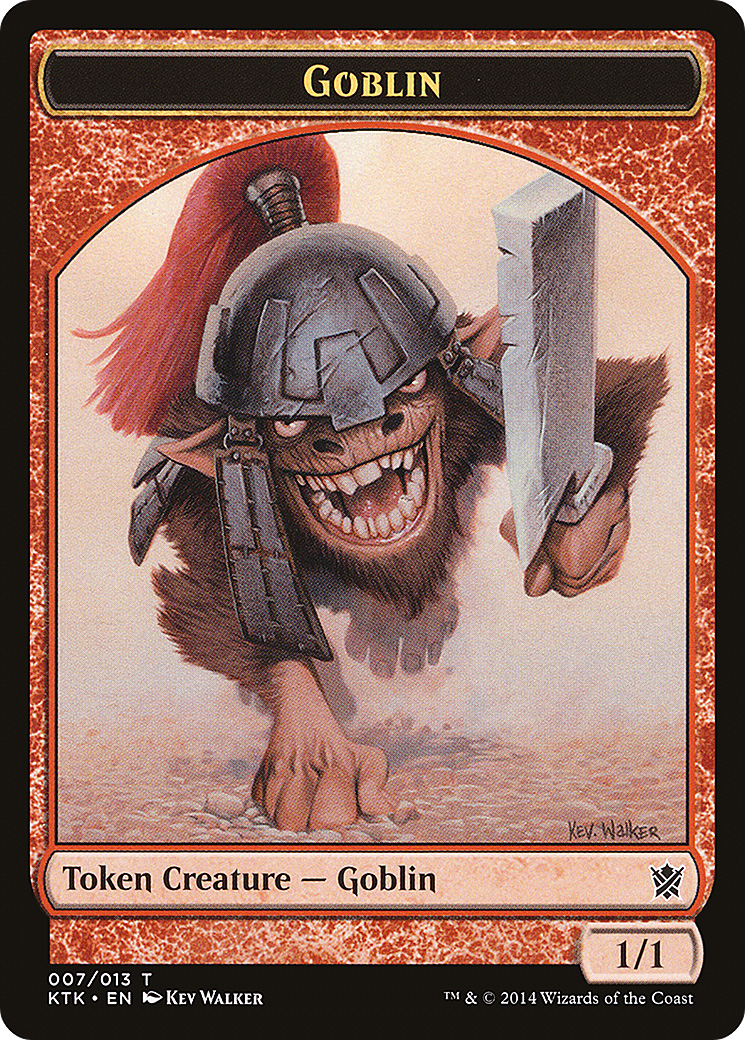 Goblin Token (KTK-007) - Khans of Tarkir Tokens
