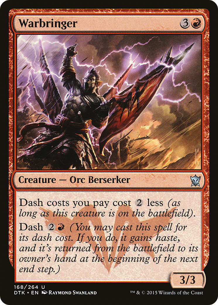 Warbringer (DTK-168) - Dragons of Tarkir Foil