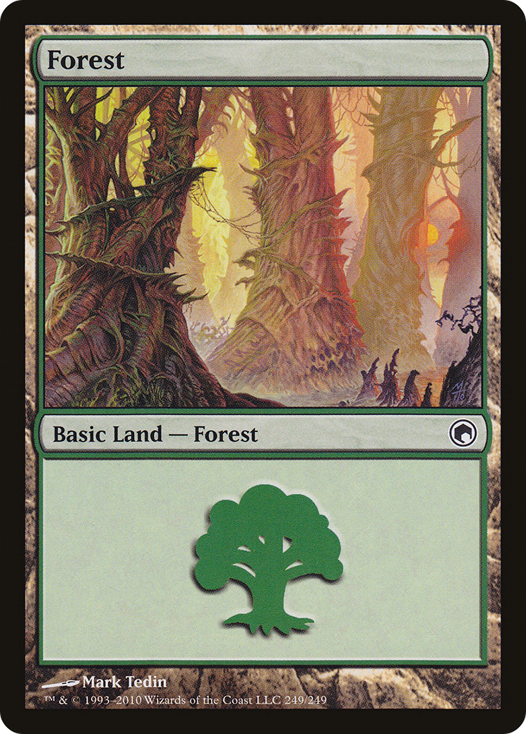 Forest (249) (SOM-249) - Scars of Mirrodin Foil