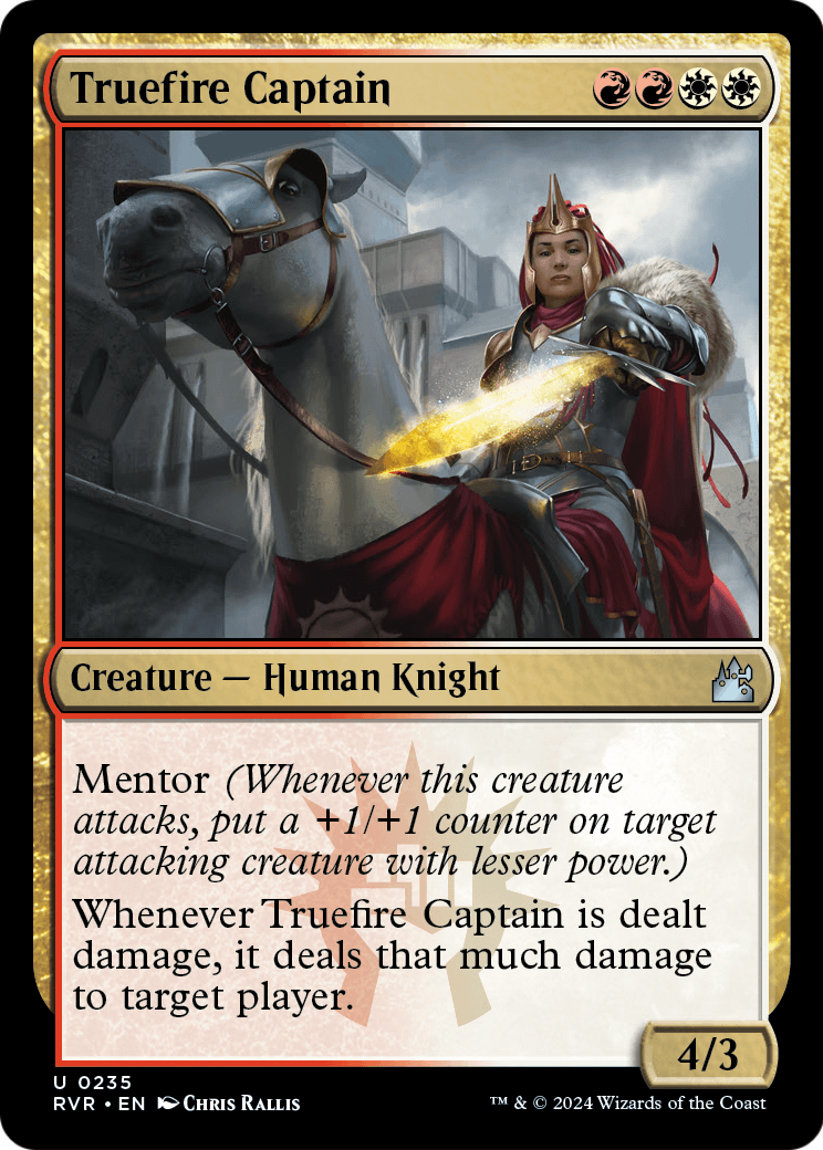 Truefire Captain (RVR-235) - Ravnica Remastered Foil