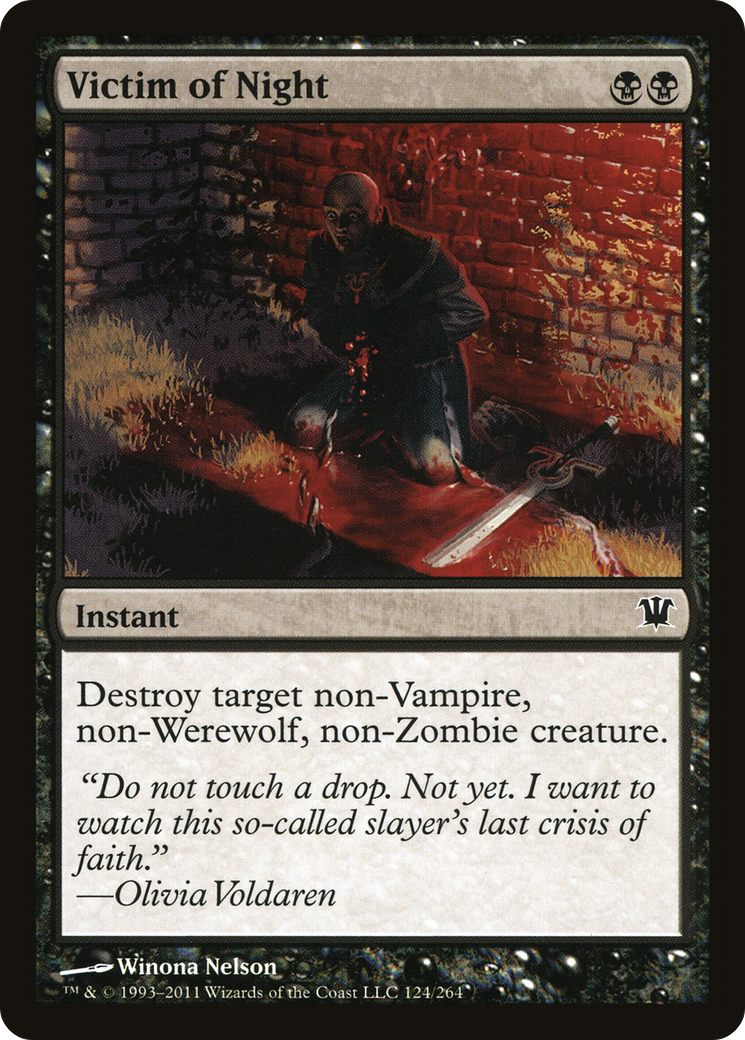 Victim of Night (ISD-124) - Innistrad Foil