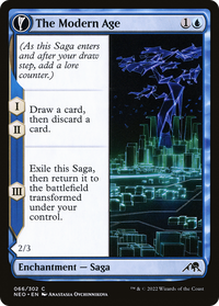 The Modern Age (NEO-066) - Kamigawa: Neon Dynasty: (fandfc, enchantment) Foil