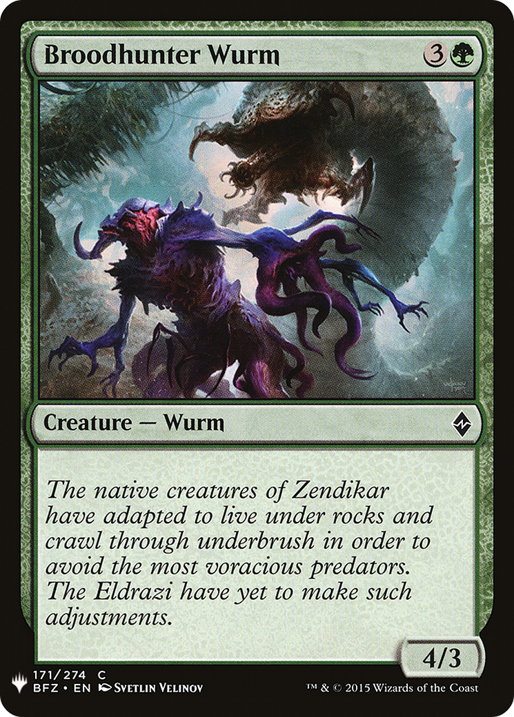 Broodhunter Wurm (LIST-171) - The List