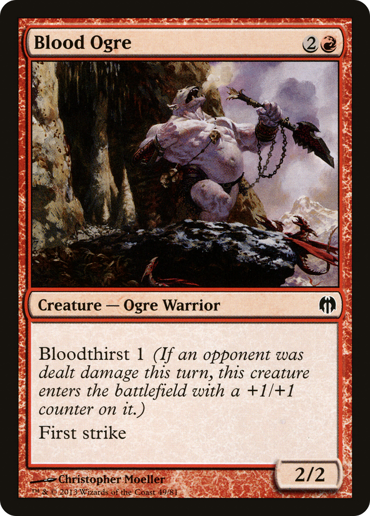 Blood Ogre (DDL-049) - Duel Decks: Heroes vs. Monsters