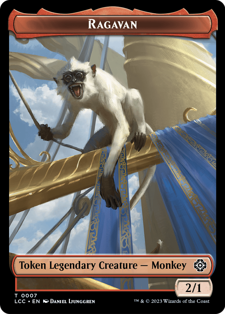 Ragavan (TLCC-007) - The Lost Caverns of Ixalan Commander Tokens Foil