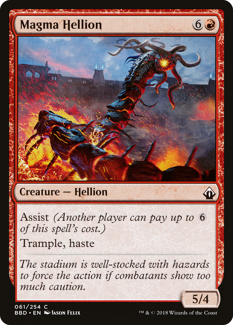 Magma Hellion (BBD-061) - Battlebond Foil