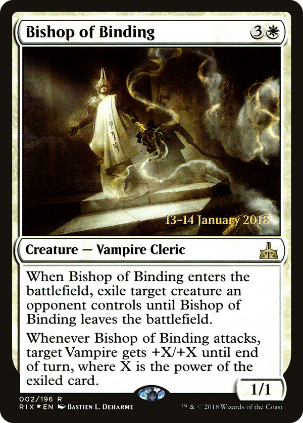Bishop of Binding (PRE-002) - Rivals of Ixalan Promos Foil