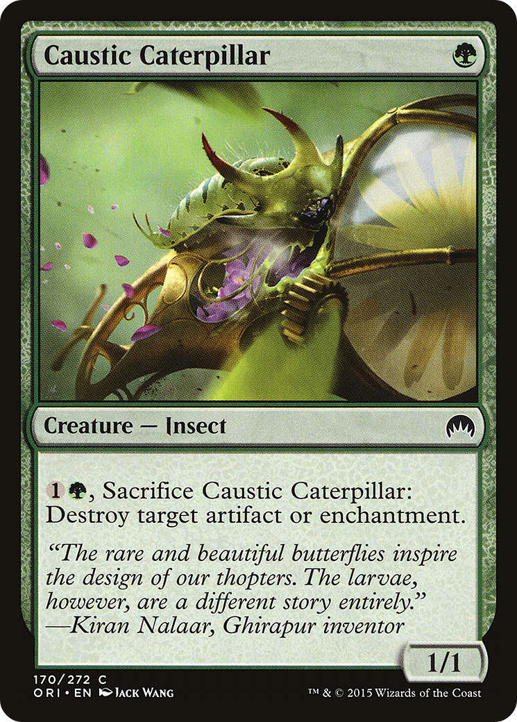Caustic Caterpillar (ORI-170) - Magic Origins Foil