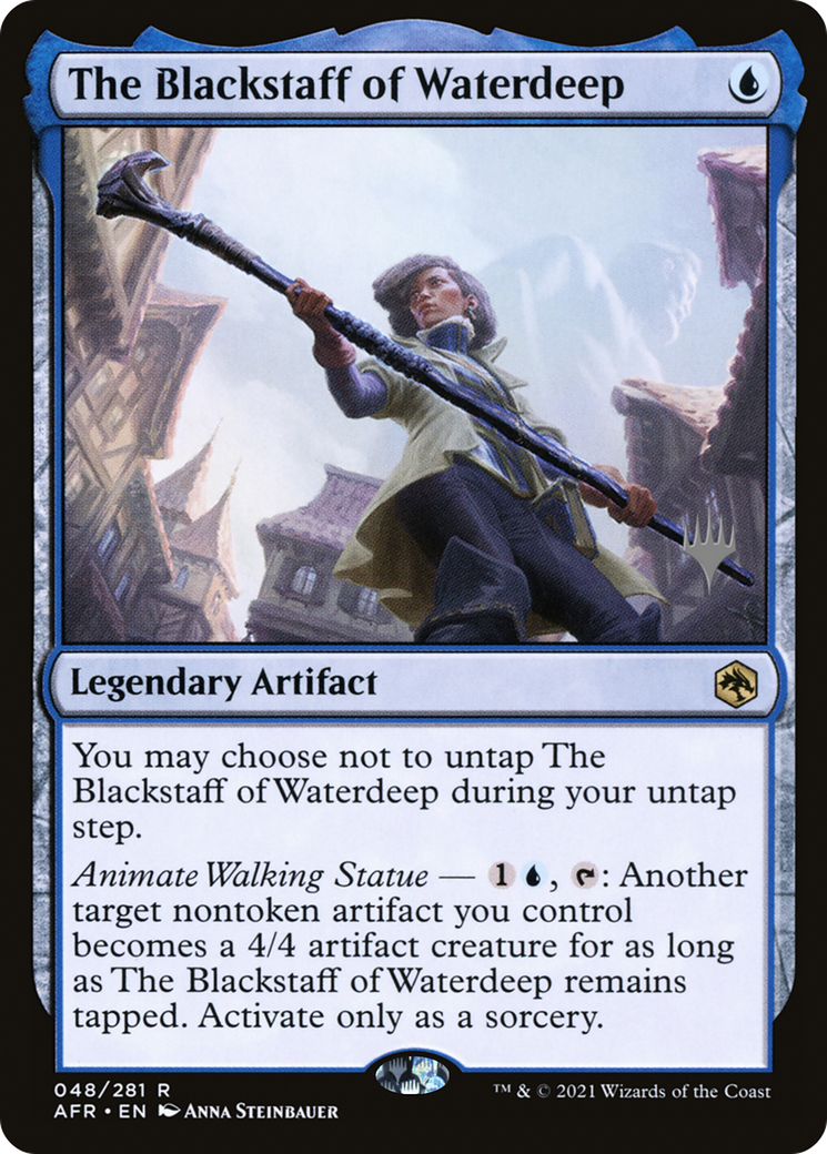 The Blackstaff of Waterdeep (PPAFR-048) - Adventures in the Forgotten Realms Promos Foil