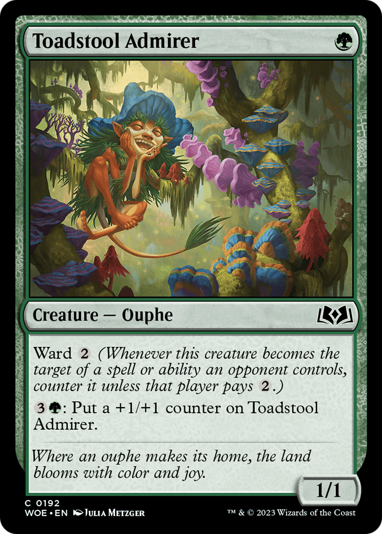 Toadstool Admirer (WOE-192) - Wilds of Eldraine Foil