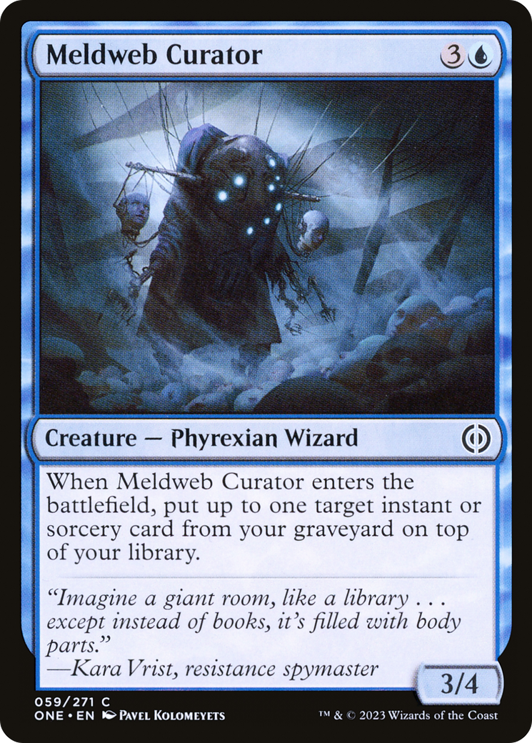 Meldweb Curator (ONE-059) - Phyrexia: All Will Be One Foil