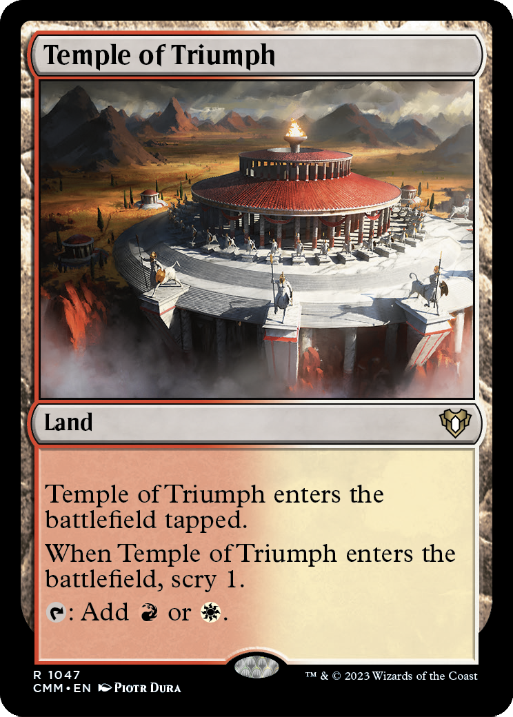 Temple of Triumph (CMM-1047) - Commander Masters