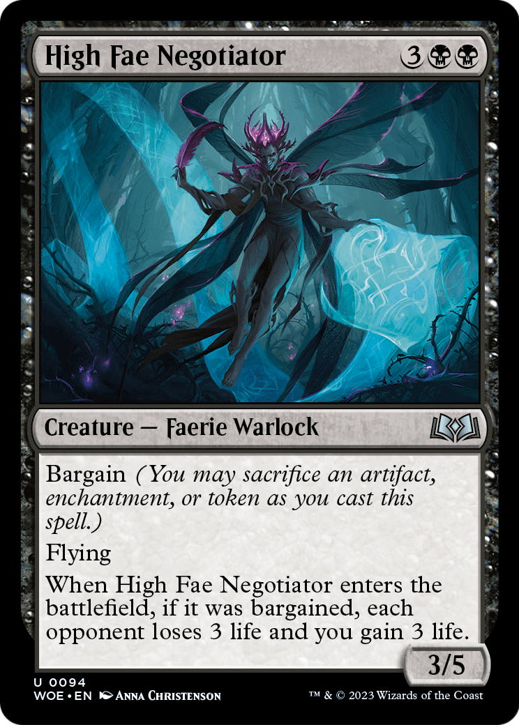 High Fae Negotiator (WOE-094) - Wilds of Eldraine