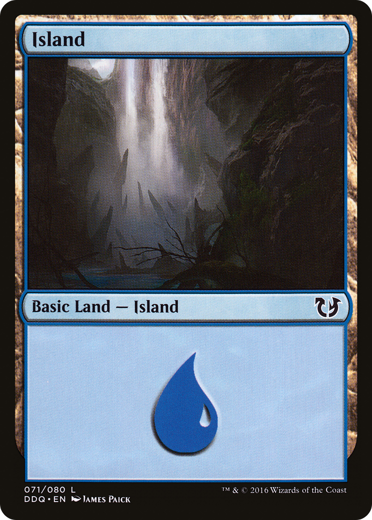 Island (071) (DDQ-071) - Duel Decks: Blessed vs. Cursed