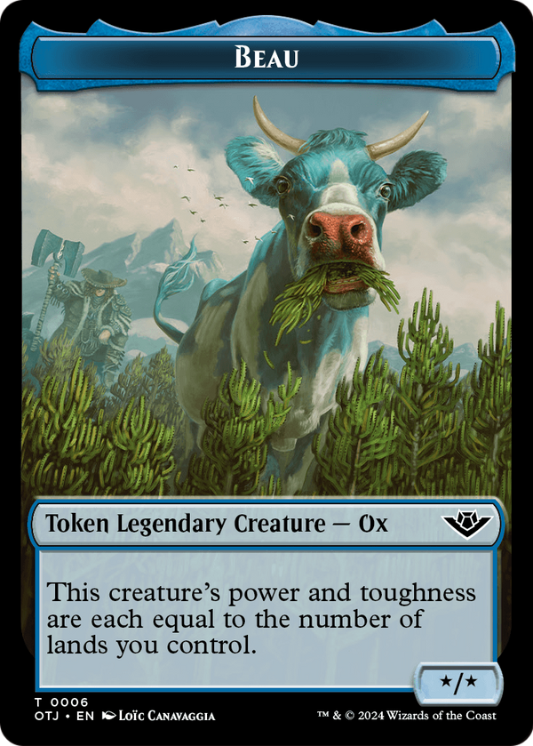 Beau (TOTJ-006) - Outlaws of Thunder Junction Tokens Foil