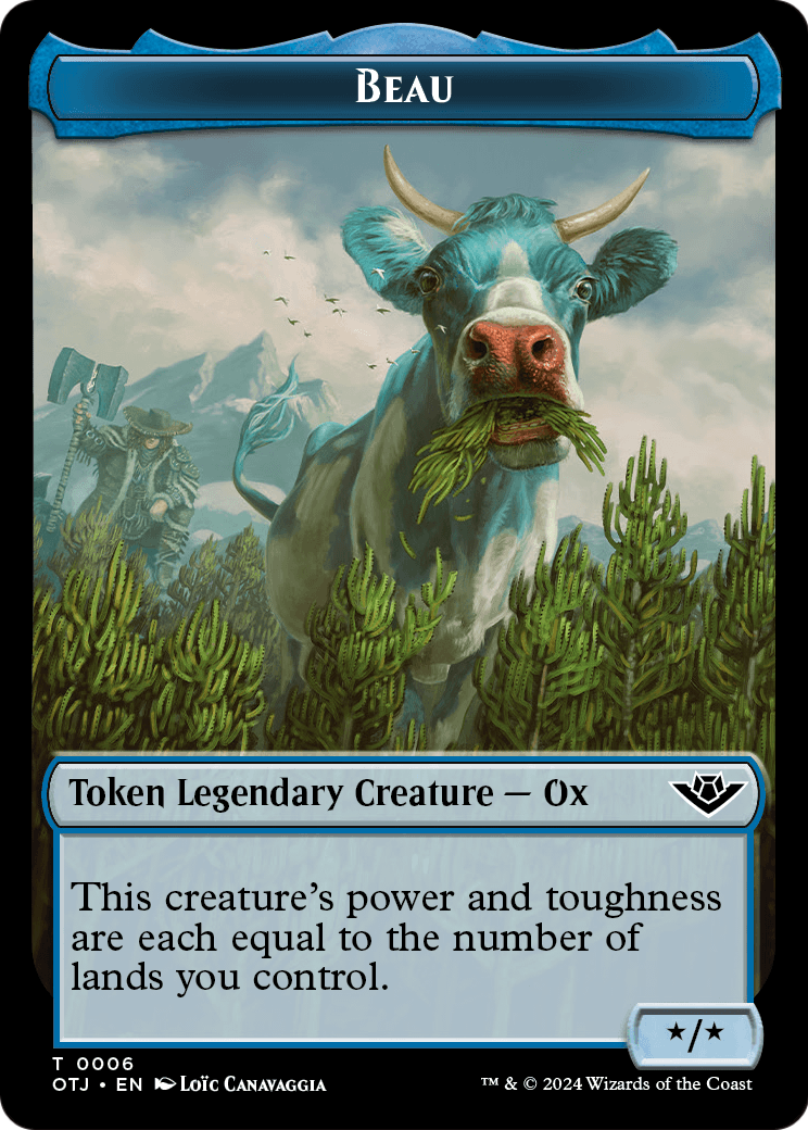 Beau (TOTJ-006) - Outlaws of Thunder Junction Tokens Foil