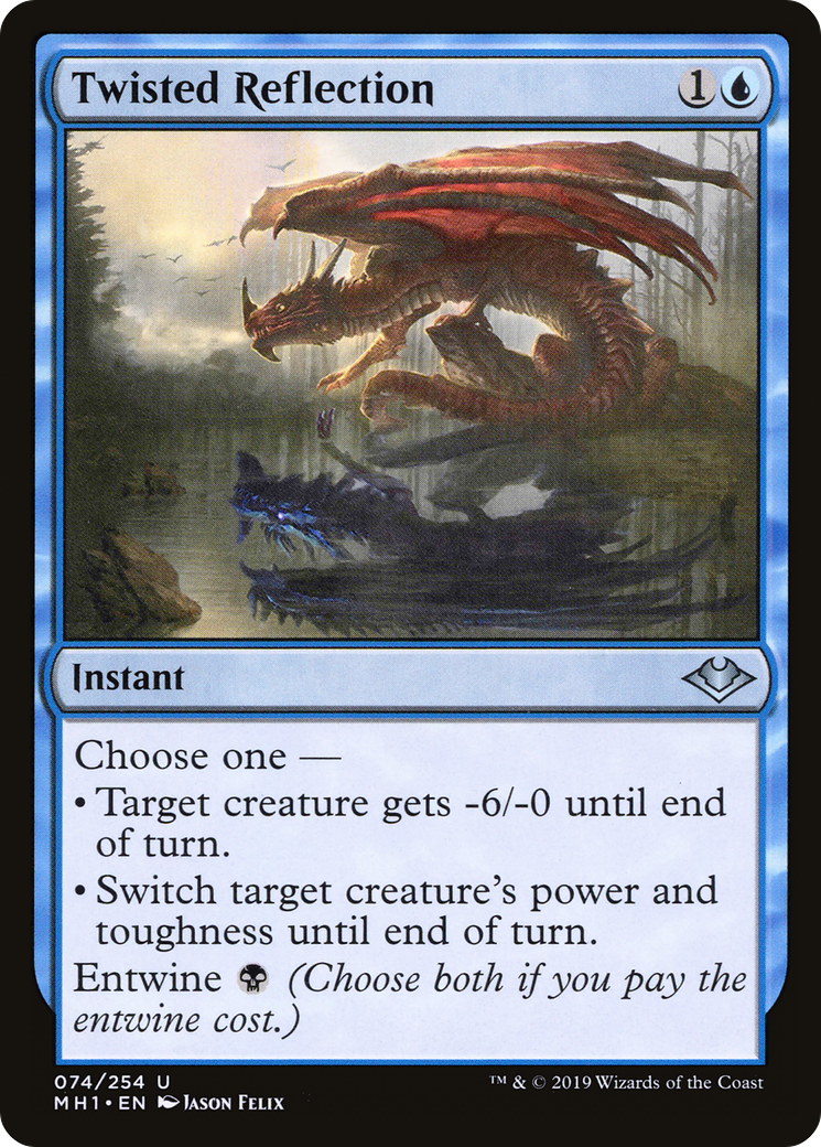 Twisted Reflection (MH1-074) - Modern Horizons Foil