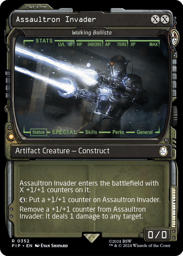 Assaultron Invader - Walking Ballista (Showcase) (PIP-352) - Fallout / Assaultron Invader: (Showcase)