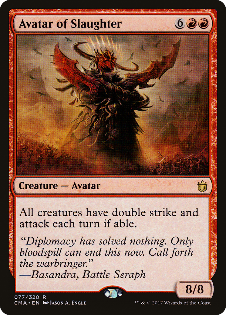 Avatar of Slaughter (CMA-077) - Commander Anthology