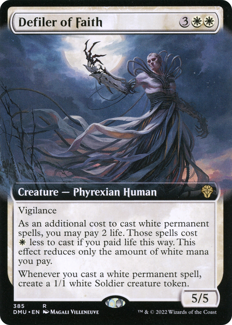 Defiler of Faith (Extended Art) (DMU-385) - Dominaria United: (Extended Art)