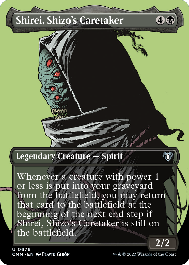 Shirei, Shizo's Caretaker (Borderless) (CMM-676) - Commander Masters